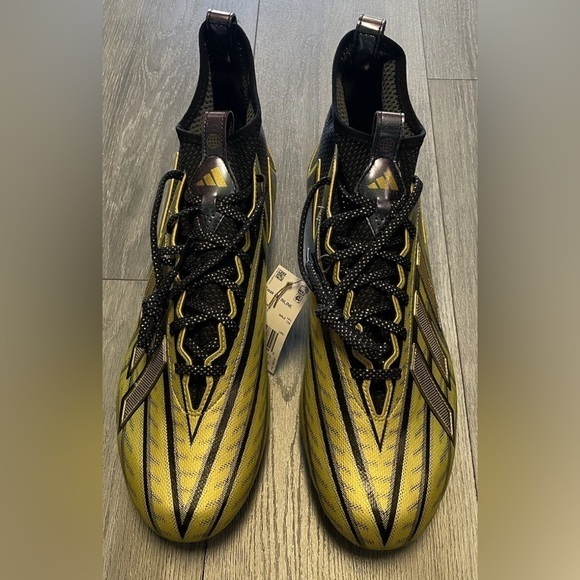 adidas Other - New Mens Adidas Freak-23 Inline Football Cleats Black Gold HP2446 Men’s Size